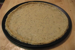 Рецепт пиццы с сыром Панир, болгарским перцем и луком